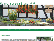 Tablet Screenshot of heimatverein-erkner.de